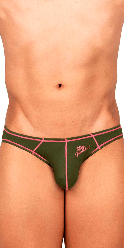 Private Structure Epus4563 Prime Eutopia Bikini Brief Olive