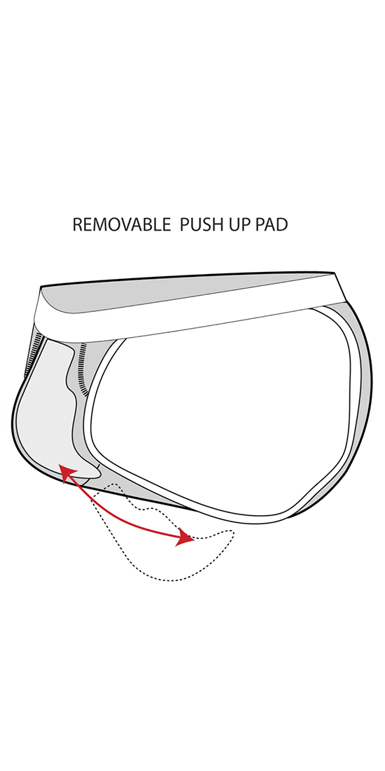 Gregg Homme Torque Enhancer Thong 220804 White (Removable Pad)