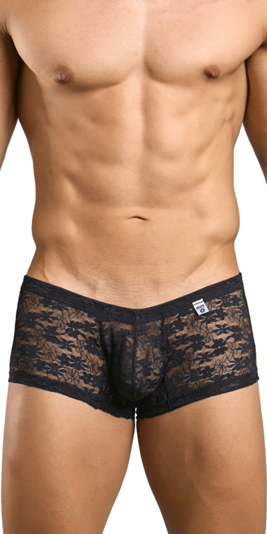 Malebasics Mbl78 Lace Trunks Black Lace