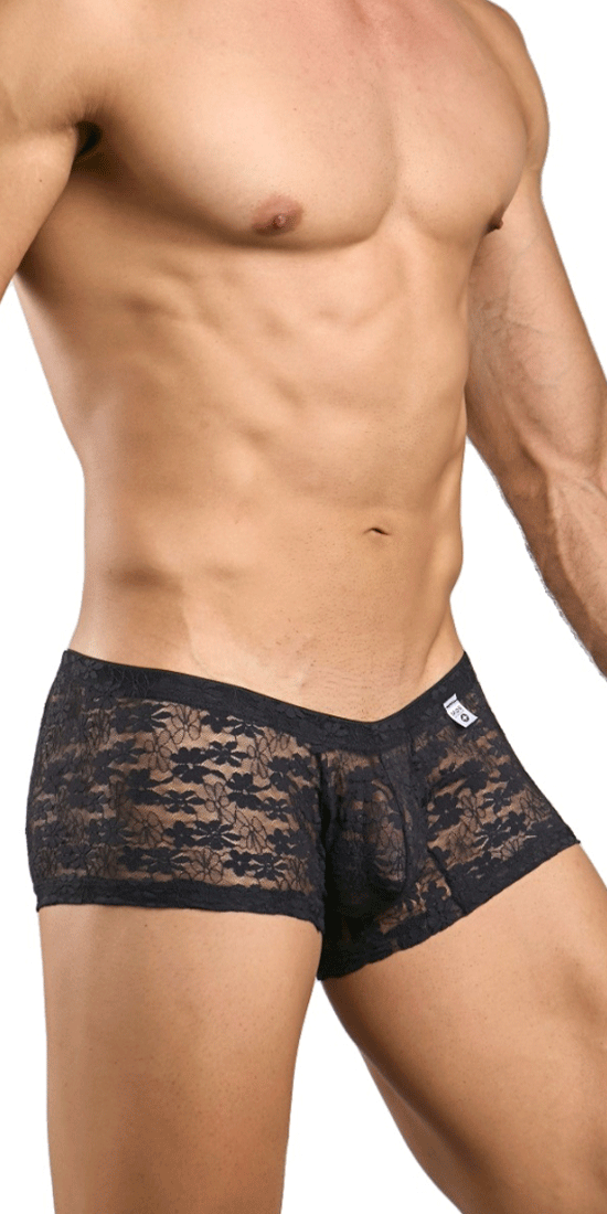 Malebasics Mbl78 Lace Trunks Black Lace