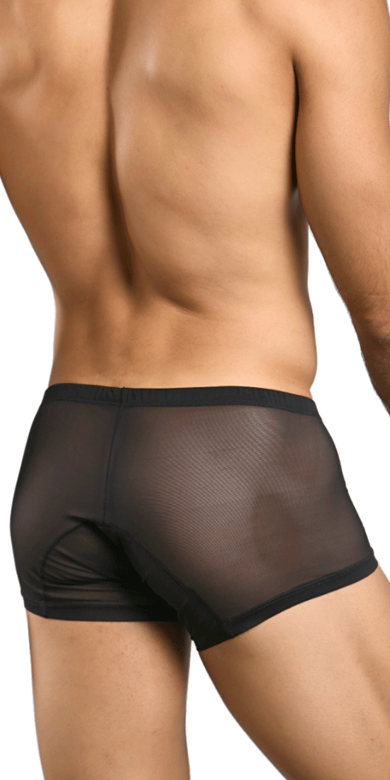 Malebasics Mbl78 Lace Trunks Black Mesh