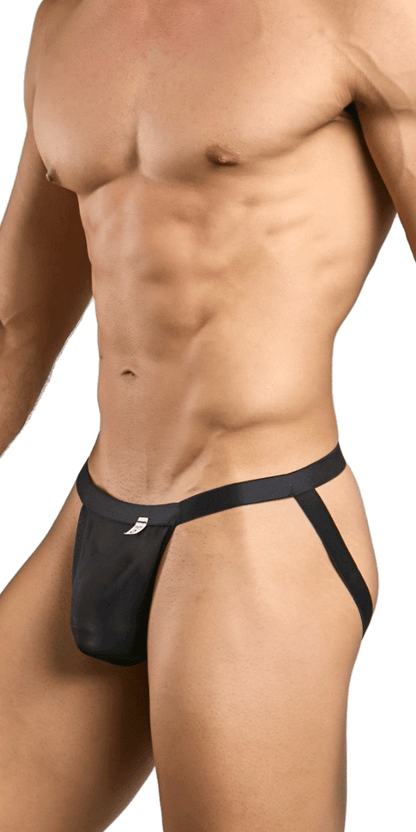 Malebasics Mbl82 Sexy Jockstrap Black Mesh