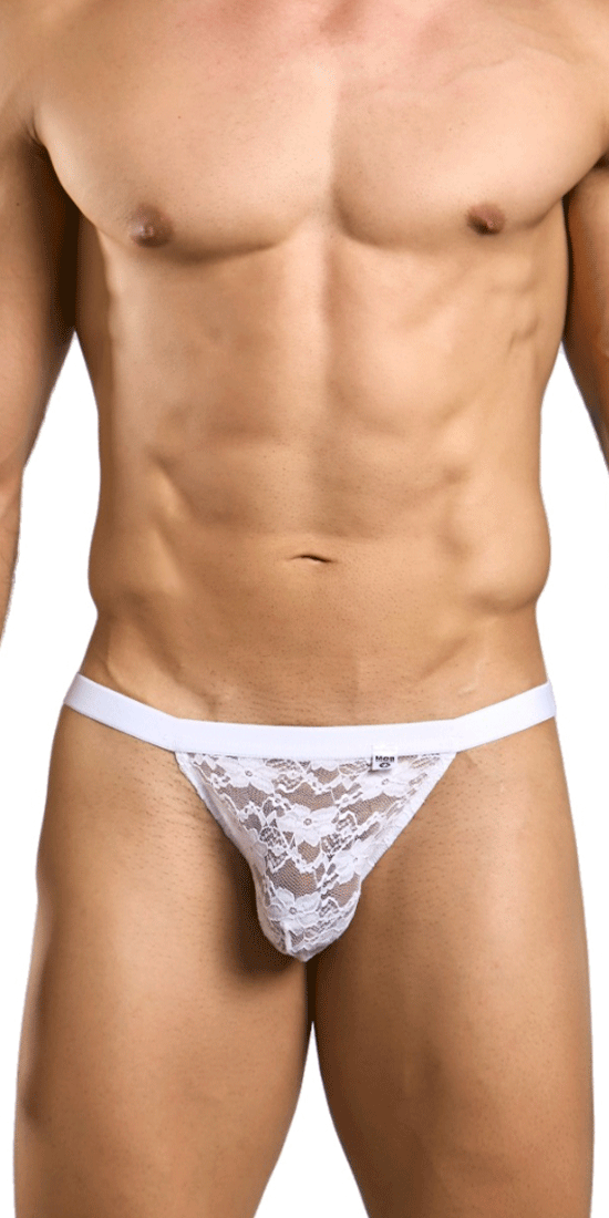 Malebasics Mbl82 Sexy Jockstrap White Lace