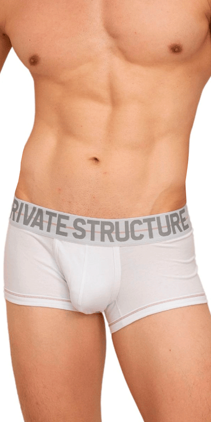 Private Structure Moux4103 Mo Lite Mid Waist Trunks White