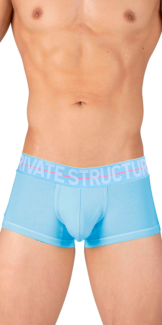 Private Structure Moux4103 Mo Lite Mid Waist Trunks Blue