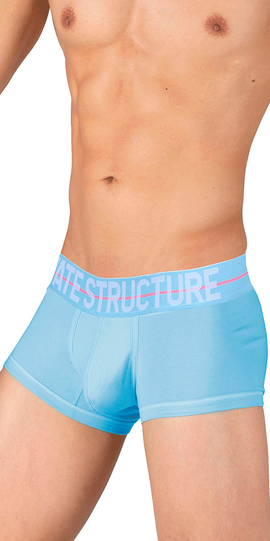 Private Structure Moux4103 Mo Lite Mid Waist Trunks Blue