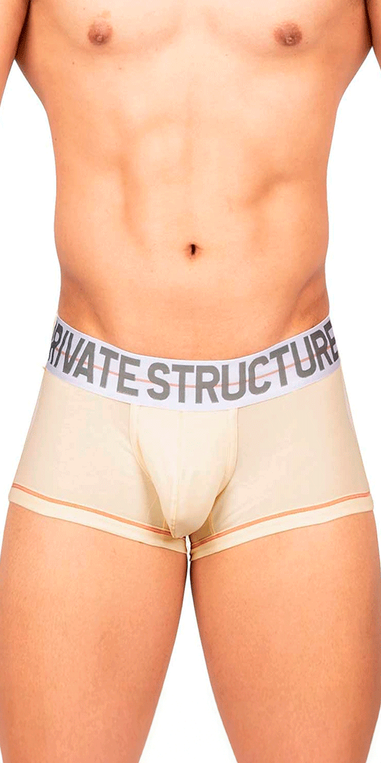 Private Structure Moux4103 Mo Lite Mid Waist Trunks Cream