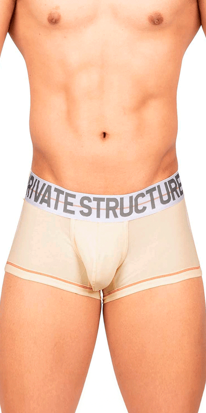 Private Structure Moux4103 Mo Lite Mid Waist Trunks Cream