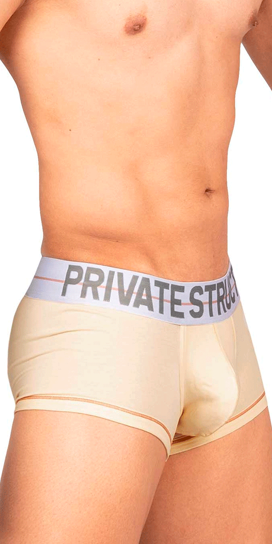 Private Structure Moux4103 Mo Lite Mid Waist Trunks Cream