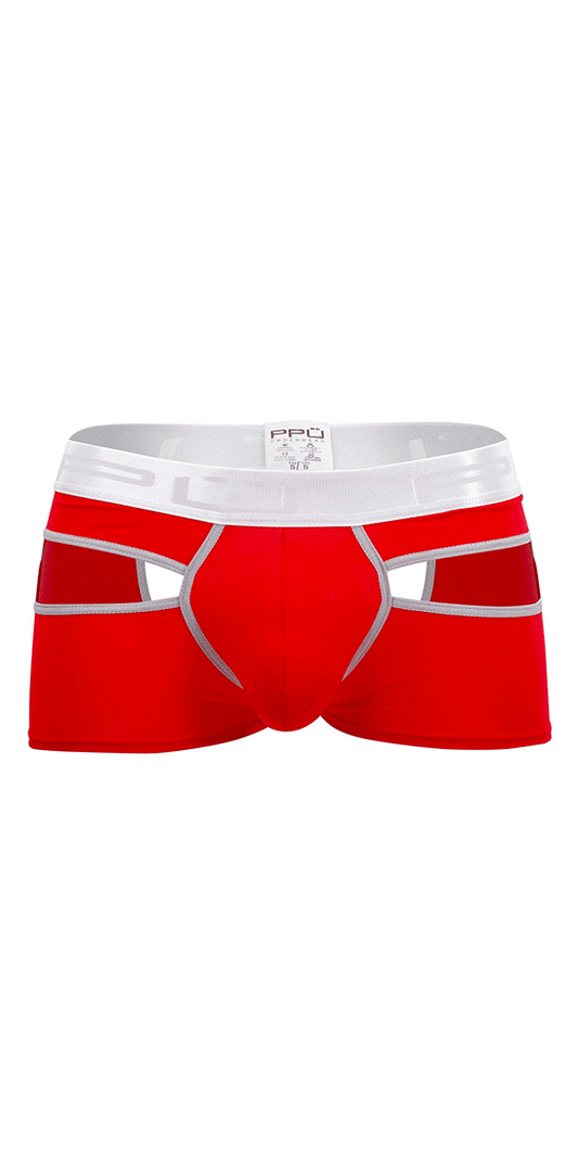 Ppu 2104 Open Back Trunks Red