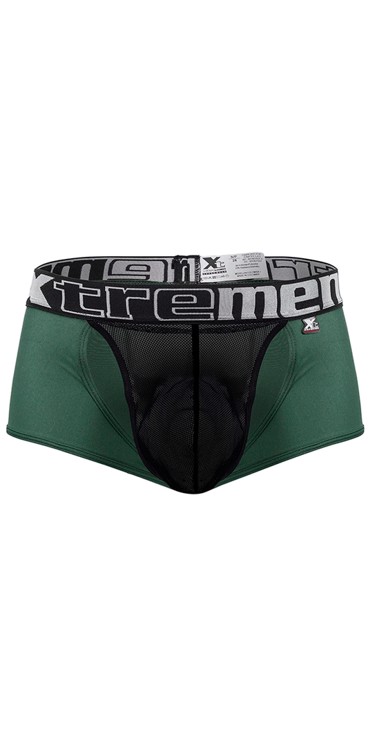 Xtremen 91125 Daring Mesh Trunks  Green