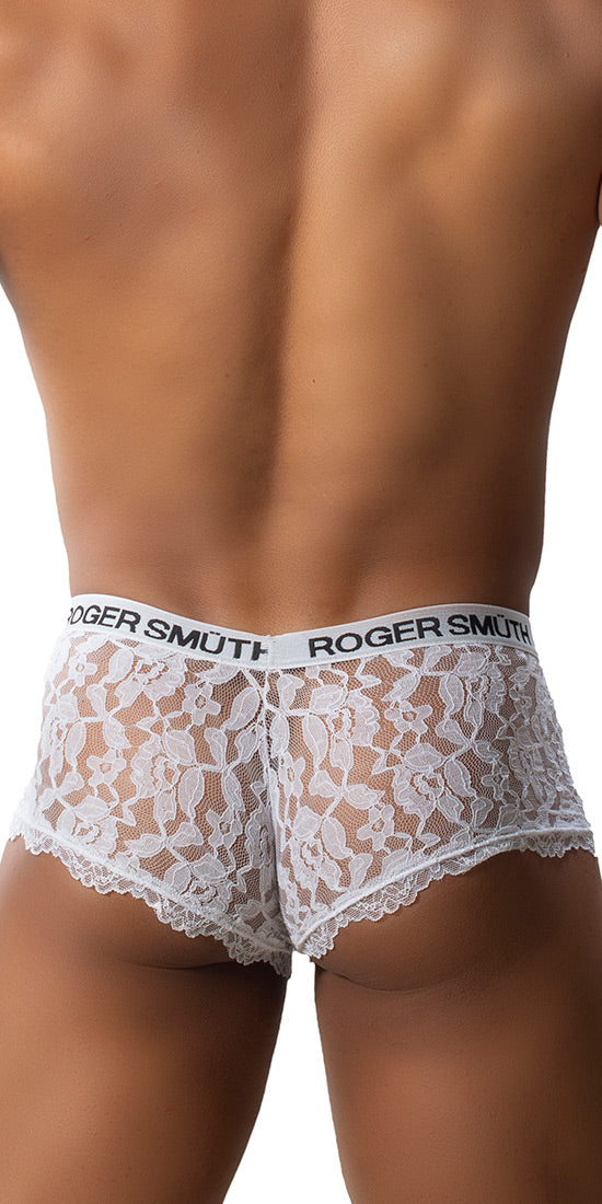 Roger Smuth Rs035 Transparente Badehose Weiß