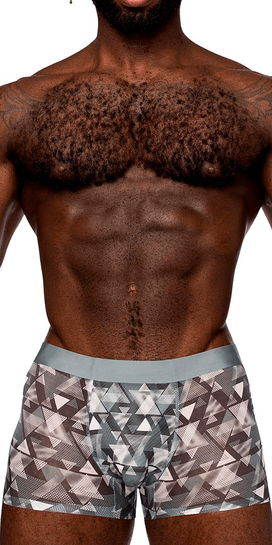 Male Power Sms-011 Sheer Prints Seamless Short Optical