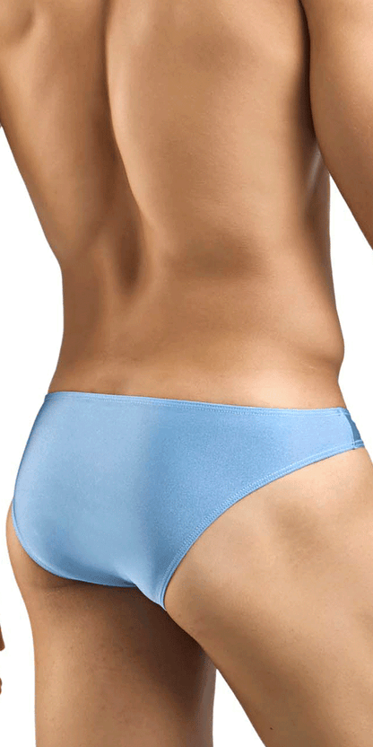 Justin+simon Xsj01 Classic Silky Bikini Baby Blue