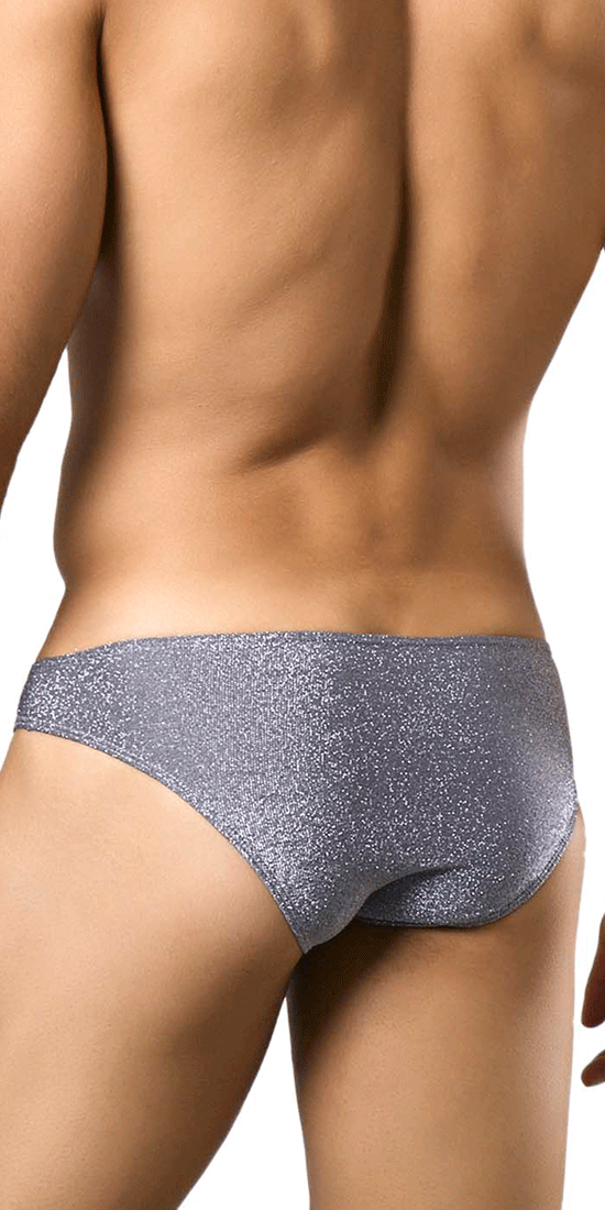 Justin+simon Xsj01 Classic Silky Bikini Lurex Gray