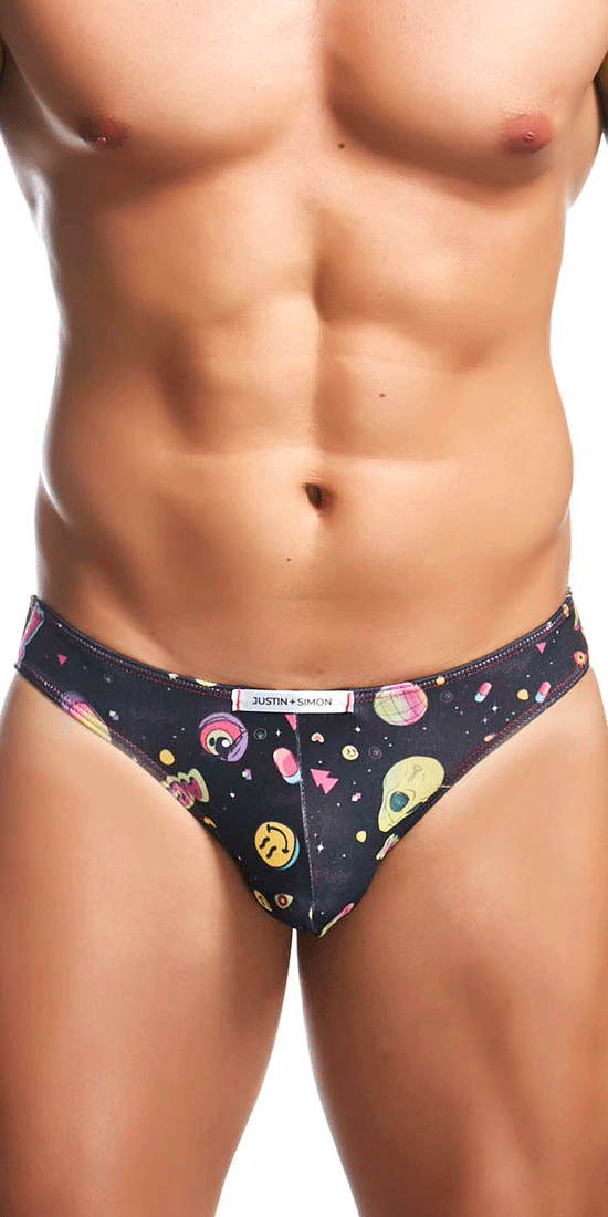 Justin+simon Xsj01 Classic Silky Bikini Psycodelic