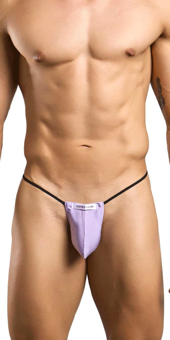 Justin+simon Xsj02 Silky G-string Bulge Lilac