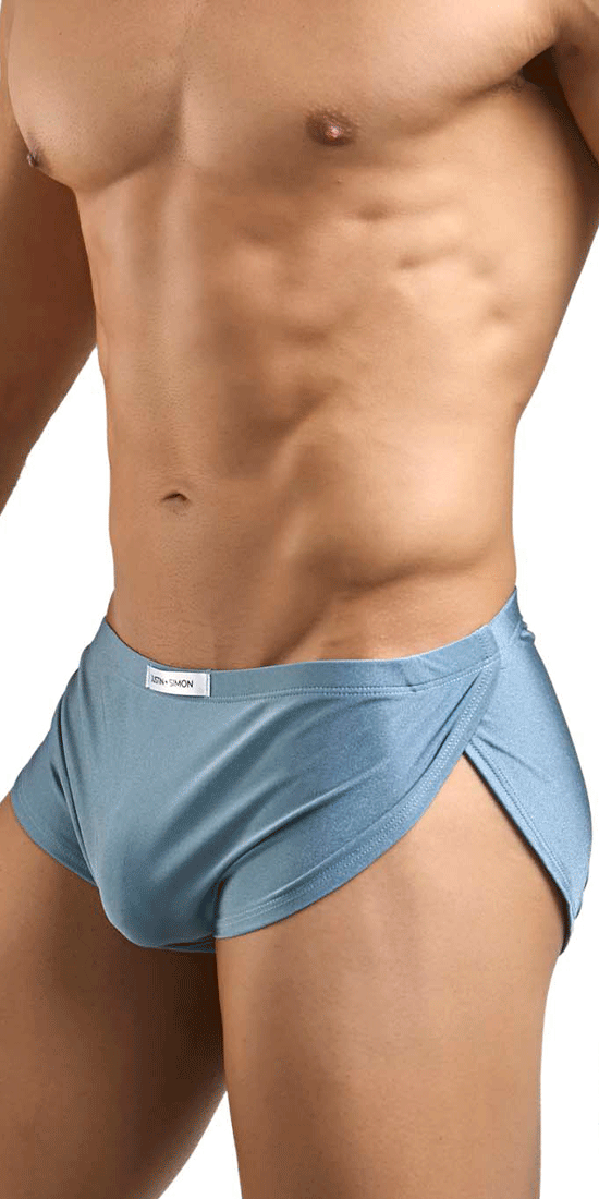 Justin+simon Xsj09 Running Shorts Metal Green
