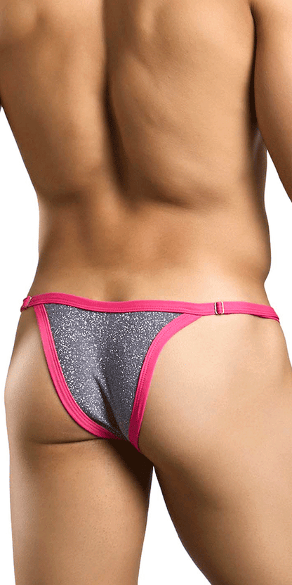 Justin+simon Xsj12 Bikini One Lurex Gray