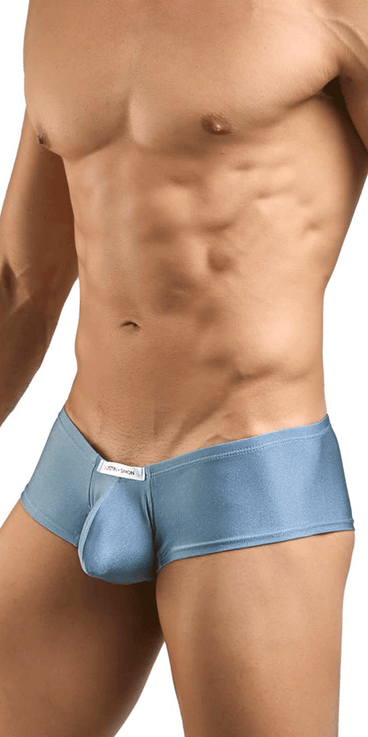 Justin+simon Xsj13 Cheeky Bulge Boxer Metal Green