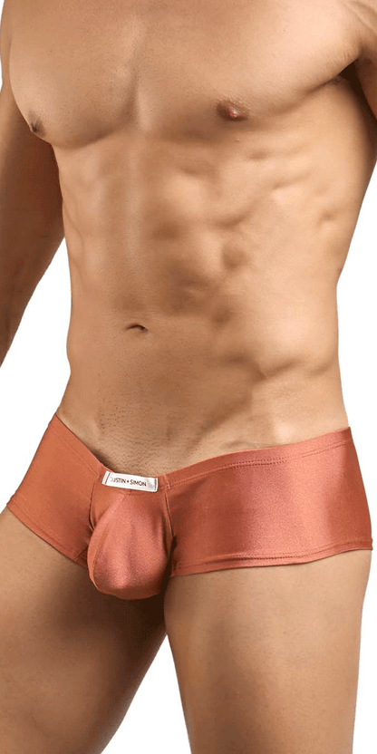 Justin+simon Xsj13 Cheeky Bulge Boxer Ochre