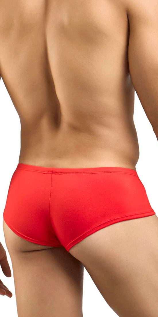 Justin+simon Xsj13 Cheeky Bulge Boxer Peach Red