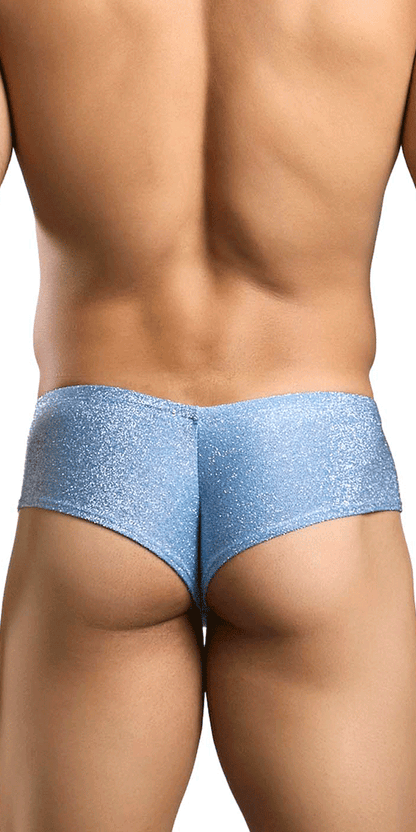 Justin+simon Xsj22 Cheek Briefs Lurex Blue