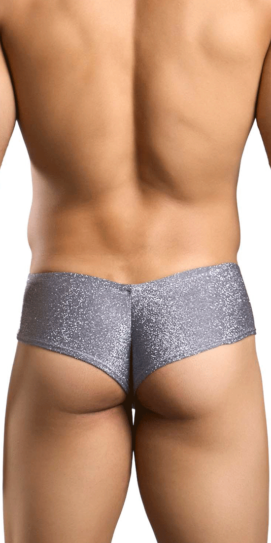 Justin+simon Xsj22 Cheek Briefs Lurex Gray