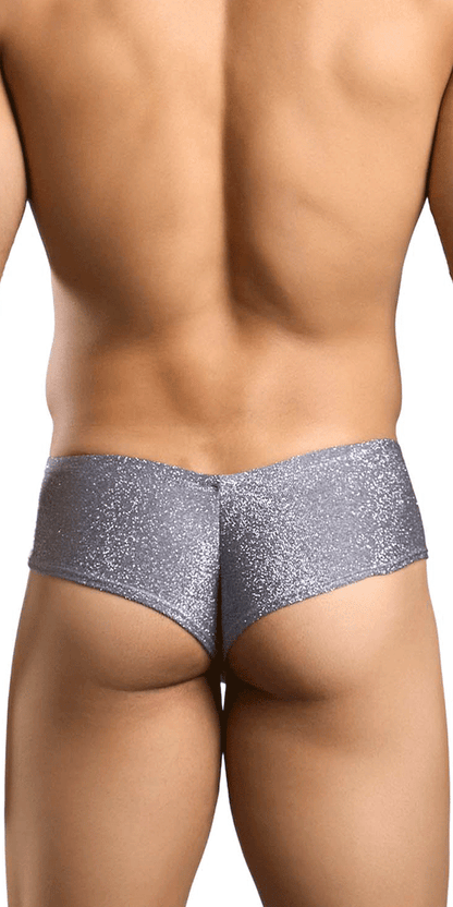 Justin+simon Xsj22 Cheek Briefs Lurex Gray