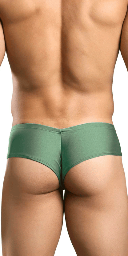 Justin+simon Xsj22 Cheek Briefs New Green