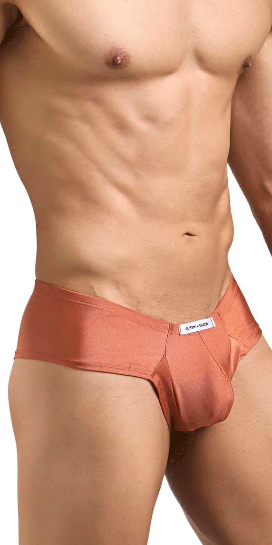 Justin+simon Xsj22 Cheek Briefs Ochre