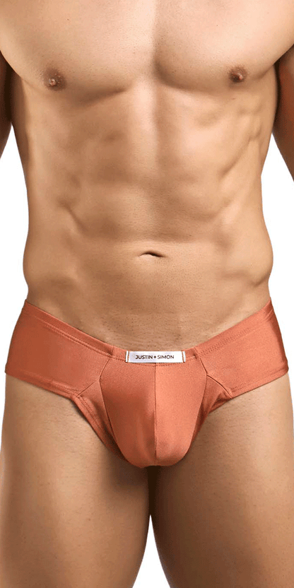 Justin+simon Xsj22 Cheek Briefs Ochre