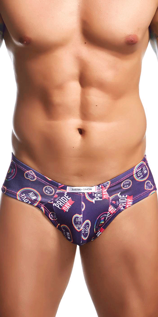 Justin+simon Xsj22 Cheek Briefs Pride