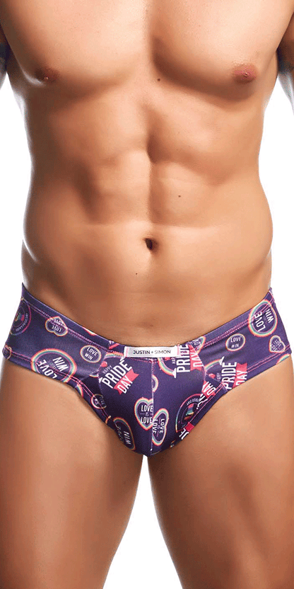 Justin+simon Xsj22 Cheek Briefs Pride