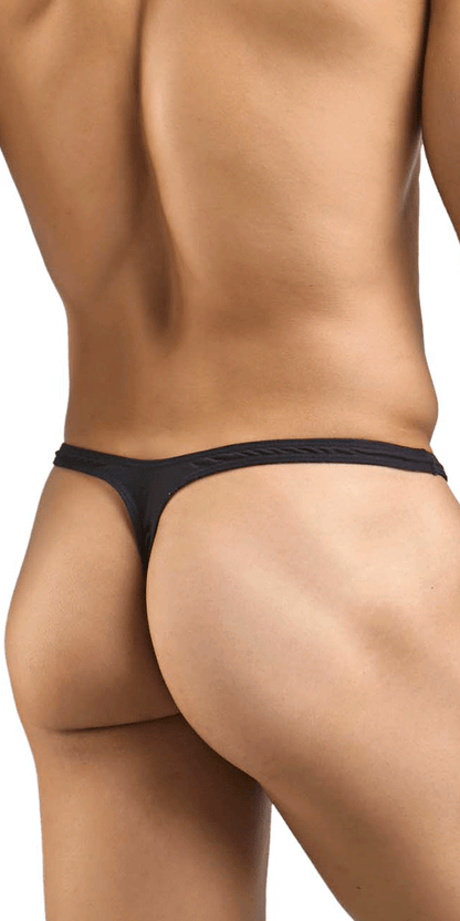 Justin+simon Xsjbu02 Bulge Thongs Peach Black