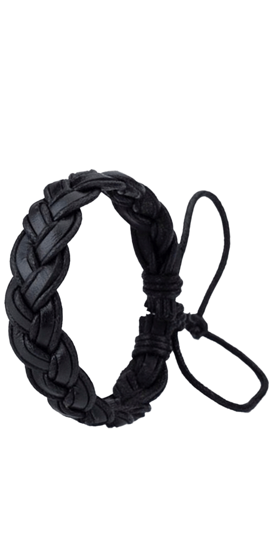 Zylan Men's Bracelet Leather Black 3994