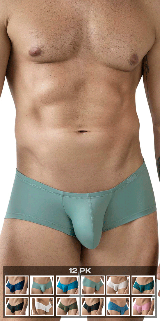 Clever 229957 12pk Australian Latin Trunks Multi-colored