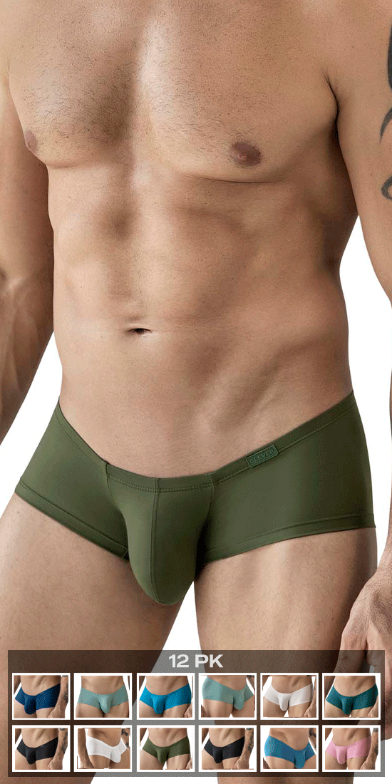 Clever 229957 12pk Australian Latin Trunks Multi-colored