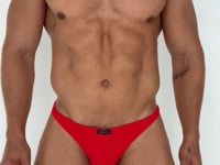 Xtremen 91223 Microfiber Thongs Red