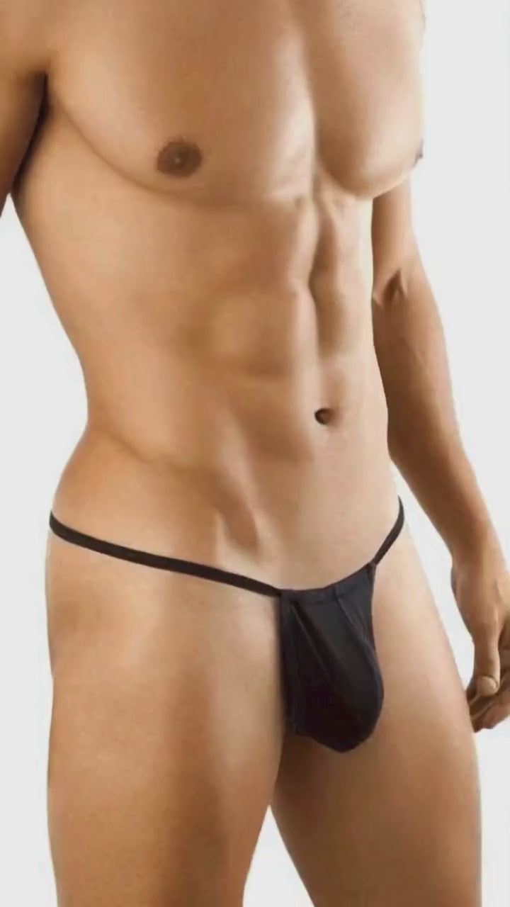 Candyman 9586 G-string Thong. Black