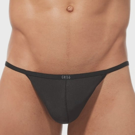 Gregg Homme Torridz Cockring inside Pouch String 87416 Black