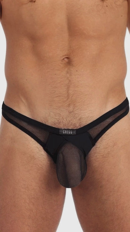 Gregg Homme Enhancer X-Rated Maximizer Thong 85004 Black