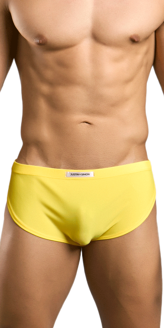 Justin+Simon Xsj09 Running Shorts Yellow