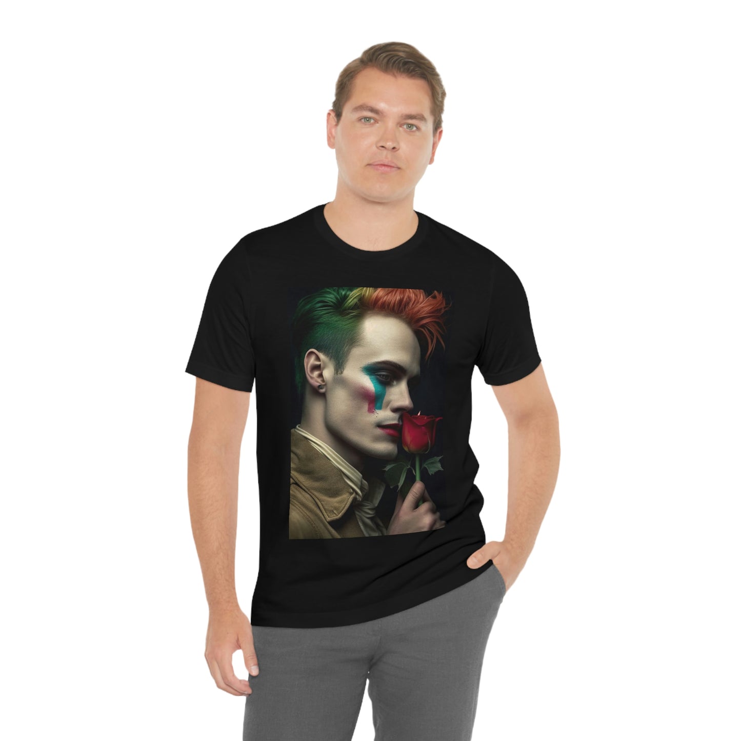MUS Exclusive Design T-Shirt Man With a Rose