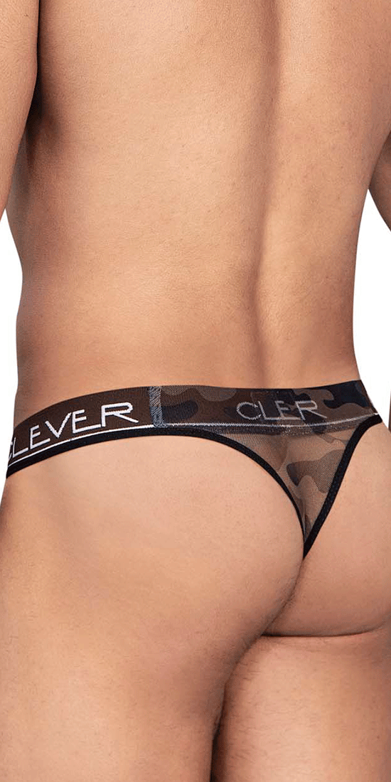 Clever 0919 Nation Star Thongs Brown