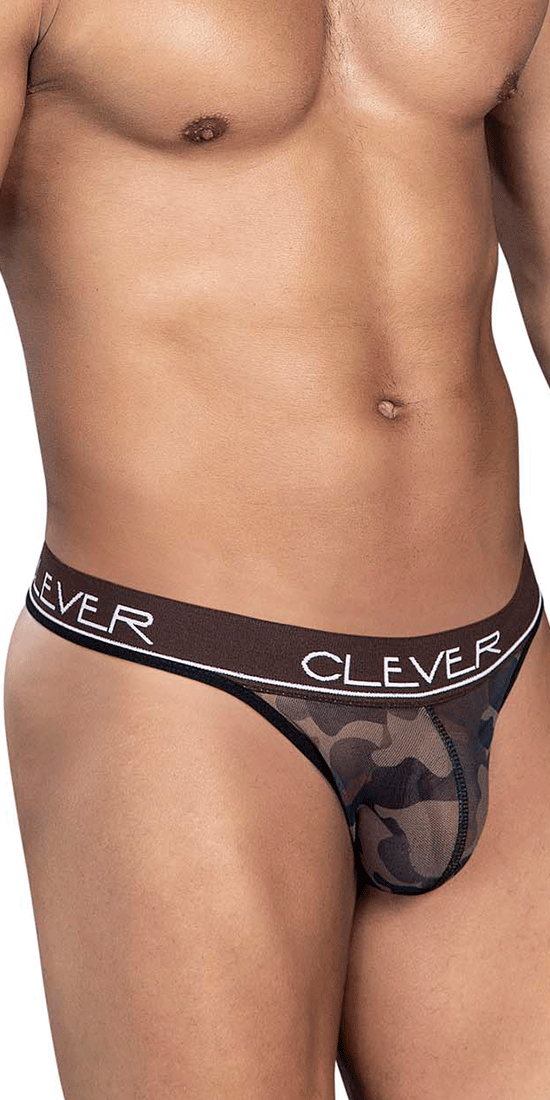 Clever 0919 Nation Star Tangas Braun