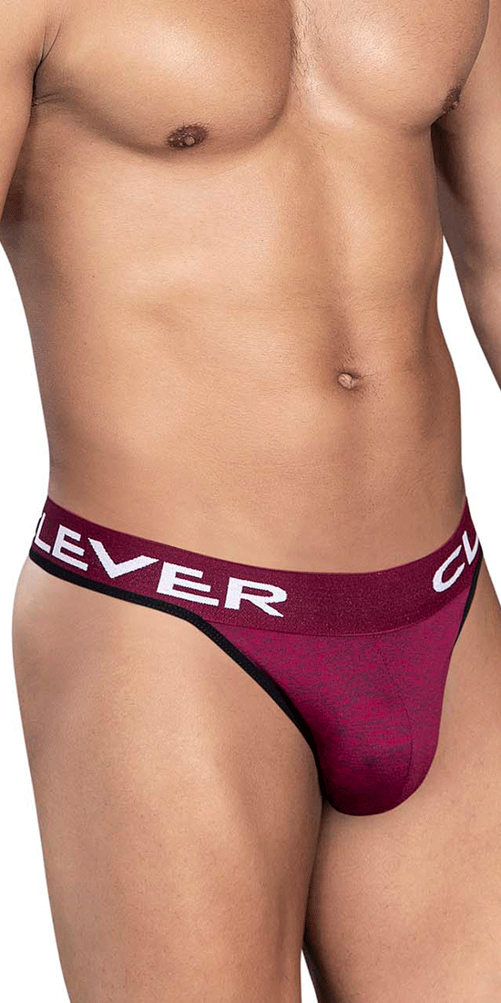 Clever 0940 Jasped Thongs Grape