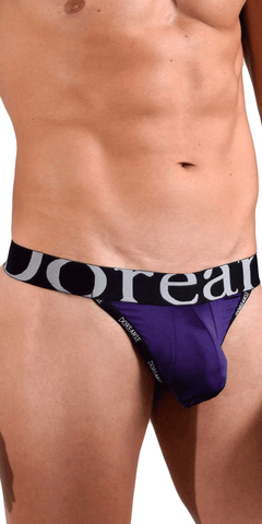 Doreanse 1008-ppl Alluring Pouch Thongs Purple