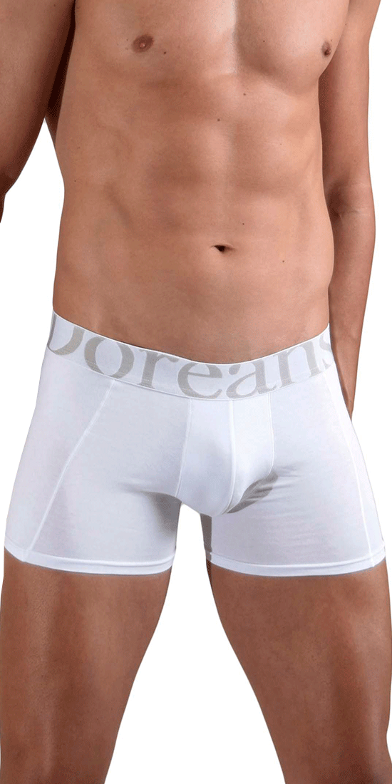 Doreanse 1777-wht Label Boxer Briefs White – MensUnderwearStore