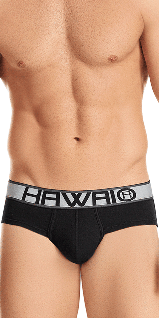 Hawai 41962 Cotton Briefs Black